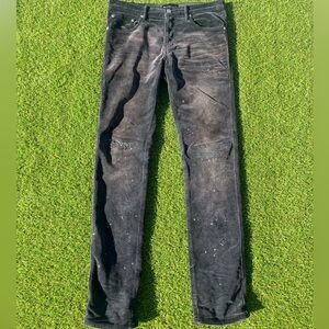 Purple Jeans Blacked Washed